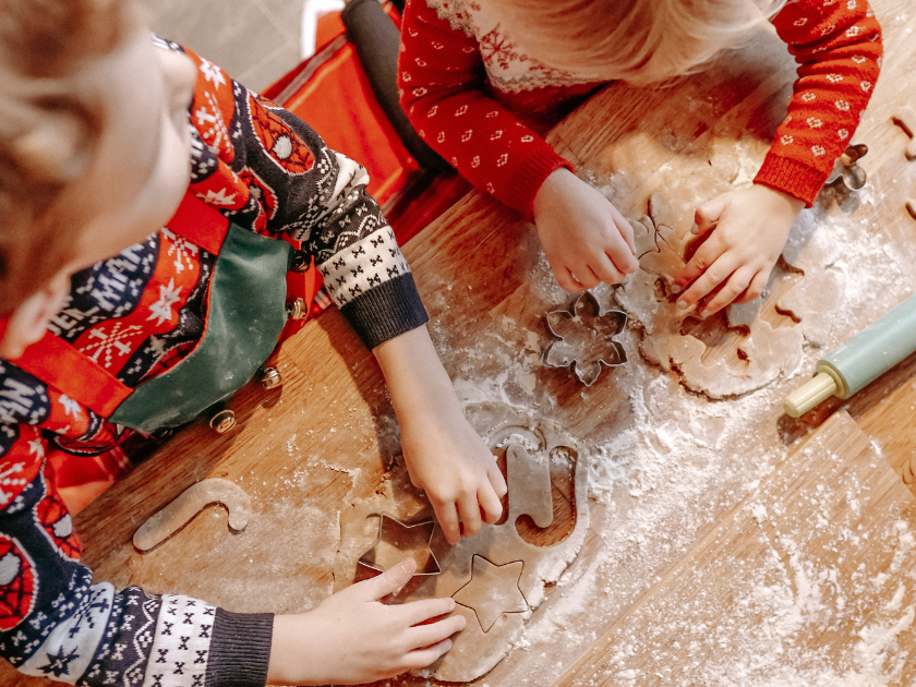 Julpyssel och pepparkakor