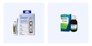 feber termometer och febernedsättande